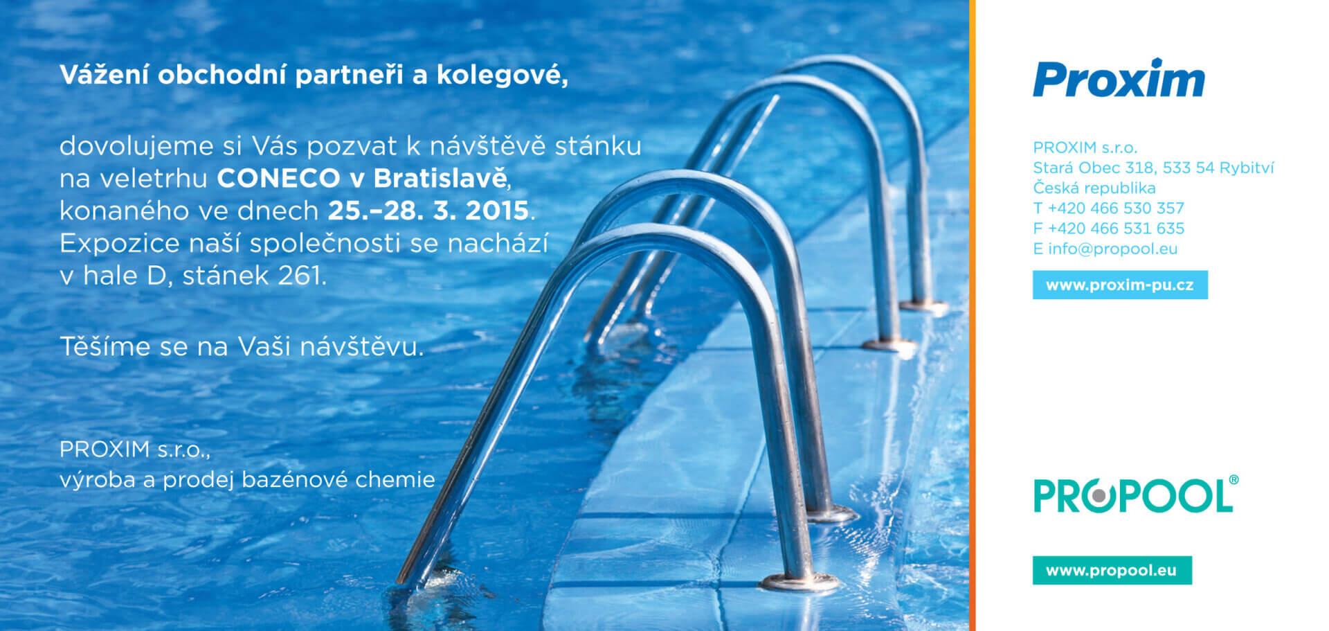 CONECO fair in Bratislava Proxim.cz